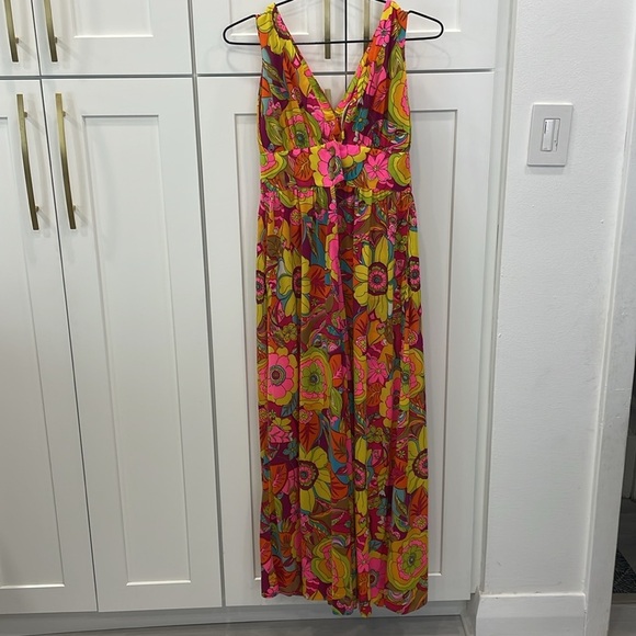 Vintage 1960s/1970s Styled by Beatrice Pines Floral Jumpsuit - Picture 7 of 15